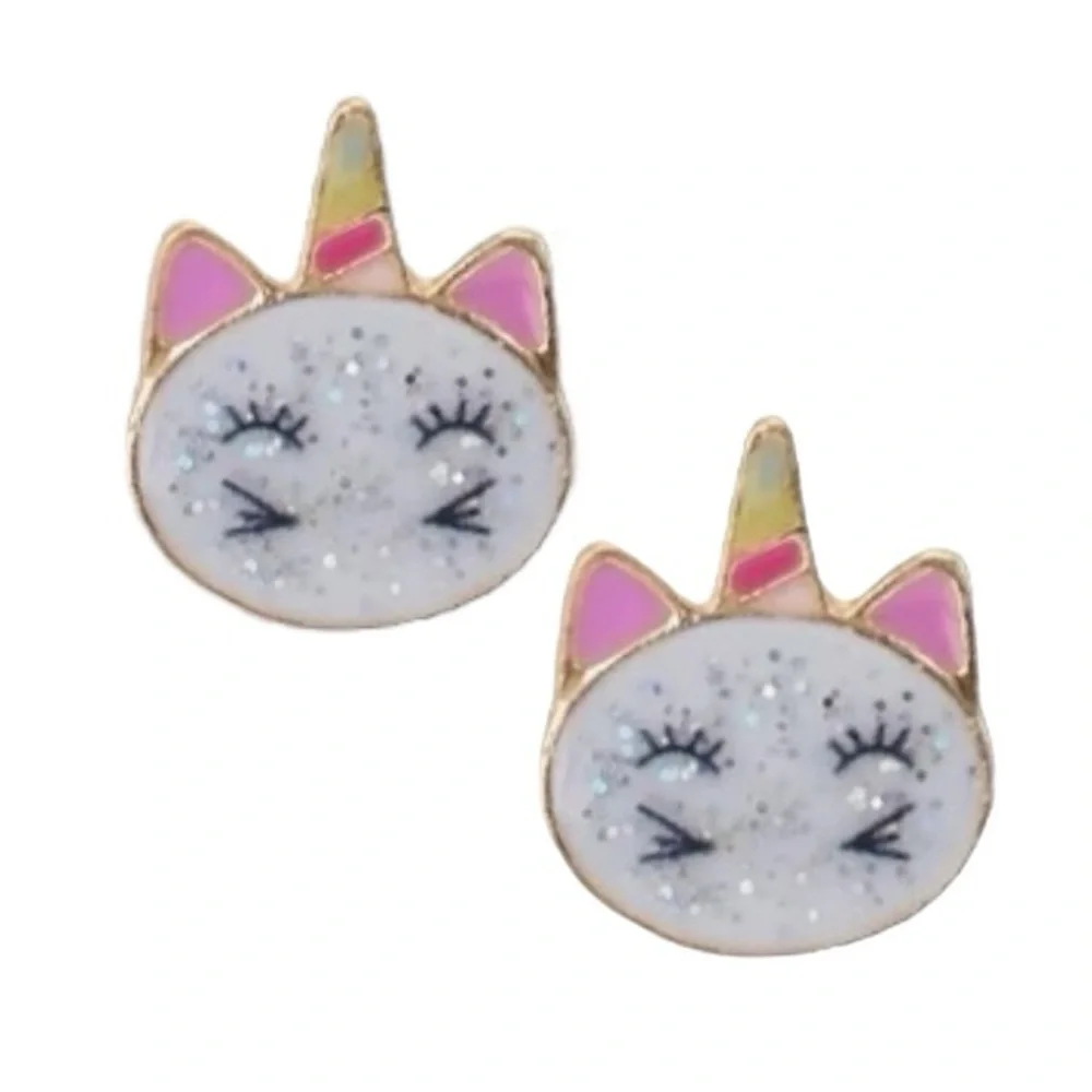 Unicorn Sleep Mask With Necklace And Earrings